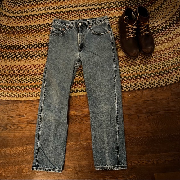 (Sold) Levi’s Vintage 90s Red Tab 505 Faded Blue Jeans (30 x 32) - Picture 2 of 14